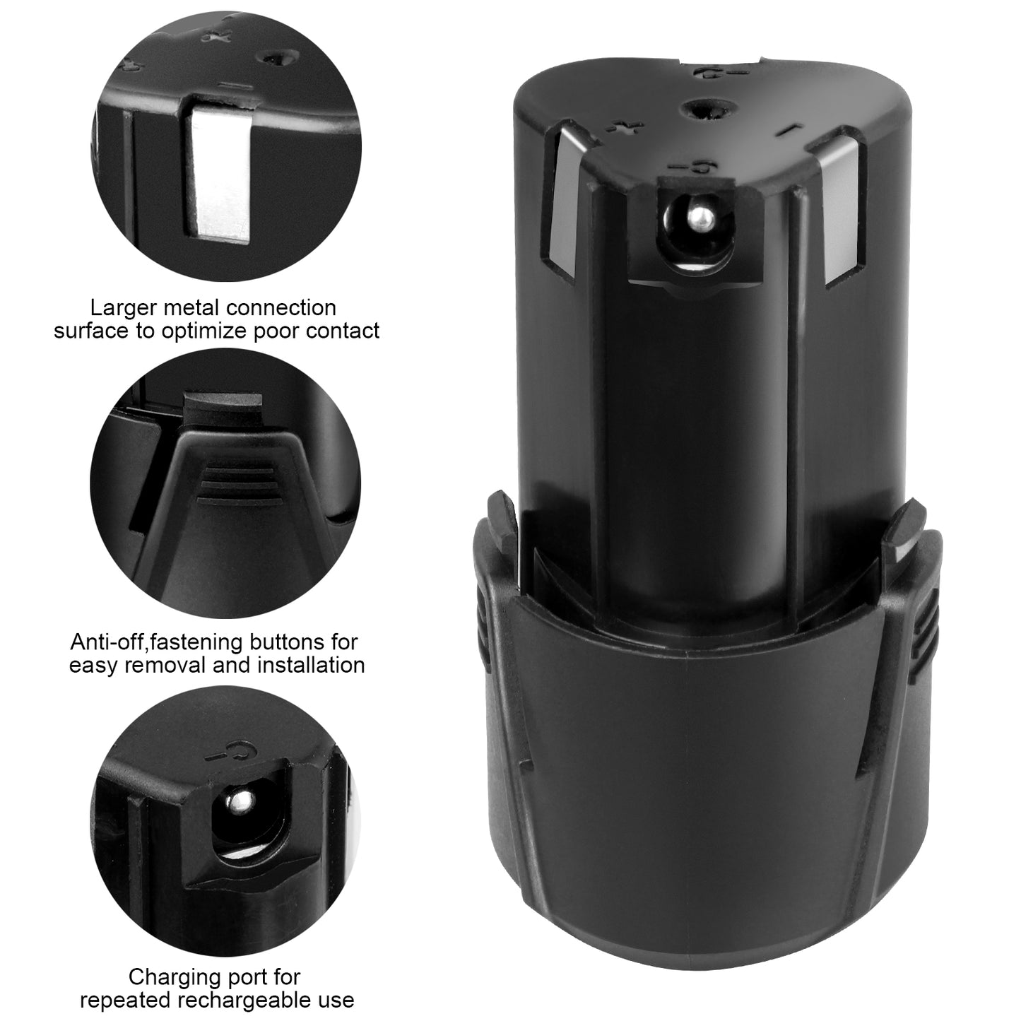 AUTIWOZ Cordless Mini Polisher Battery 2000mAH, Only Cordless Mini Polisher W02PO61/W02PO62