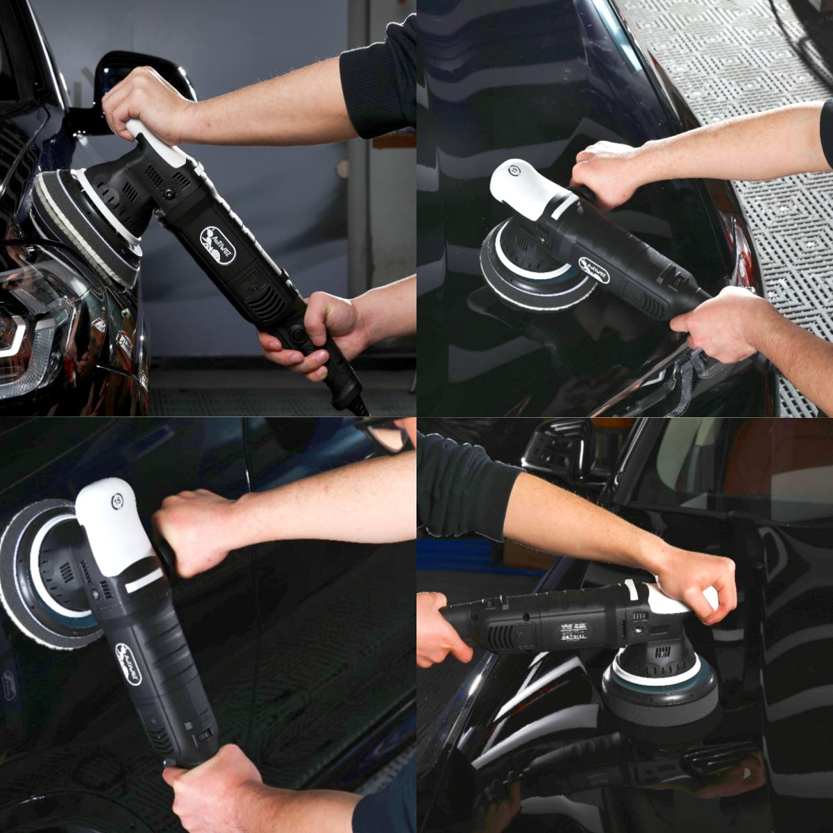 AUTIWOZ Car Buffer Polisher, 6-Inch Dual Action Polisher for Car Detailing, 15mm Random Orbital Car Polisher with 6 Variable Speeds1800-4800RPM, DA Polishers Kit for Car Detailing/Polishing/Waxing